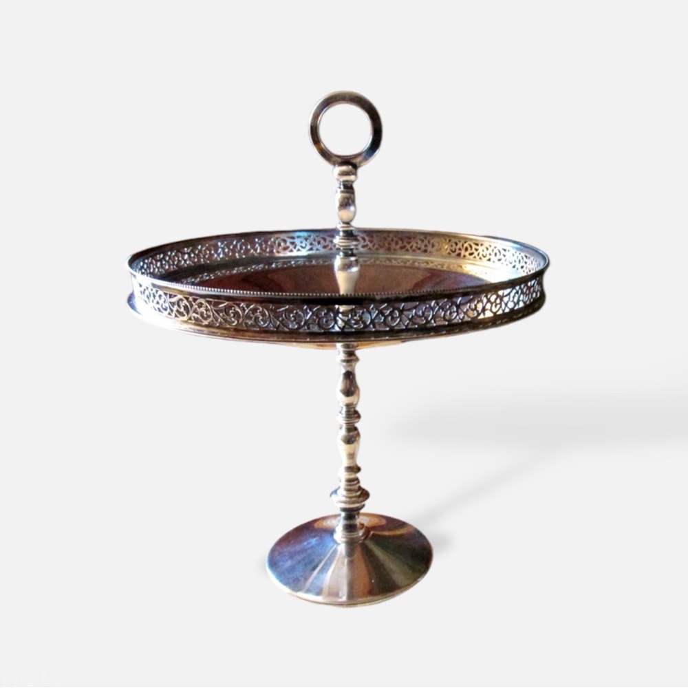 Rare Vintage | Tiered Serving Tray – Ornate Detailing made in Italy